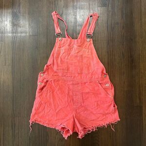 Columbia-sportswear Women's Pink and Orange Dungarees-overalls